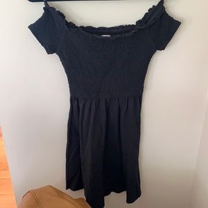 HOLLISTER black off the shoulder dress